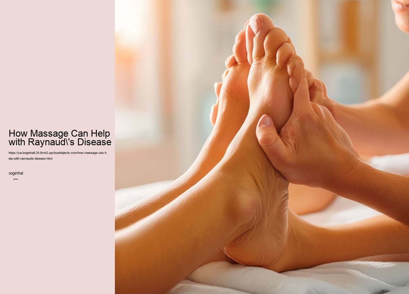 How Massage Can Help with Raynaud's Disease